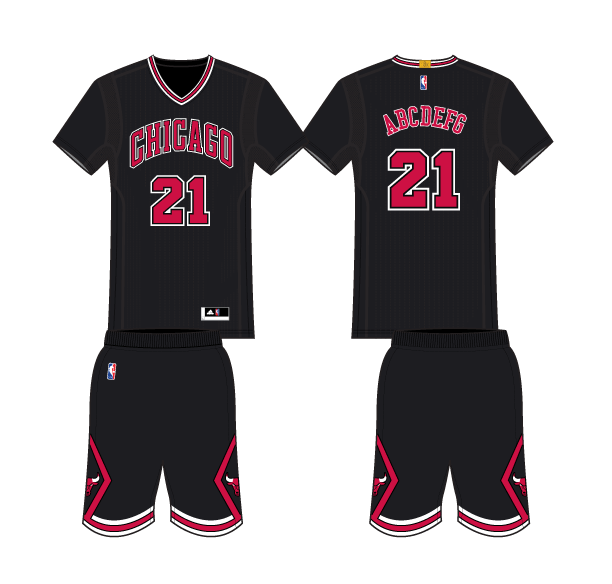 GOOD: Chicago Bulls Black Alternates