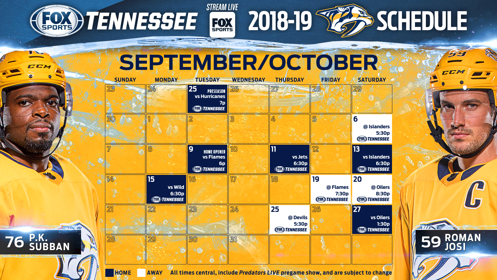 nashville preds schedule 2021