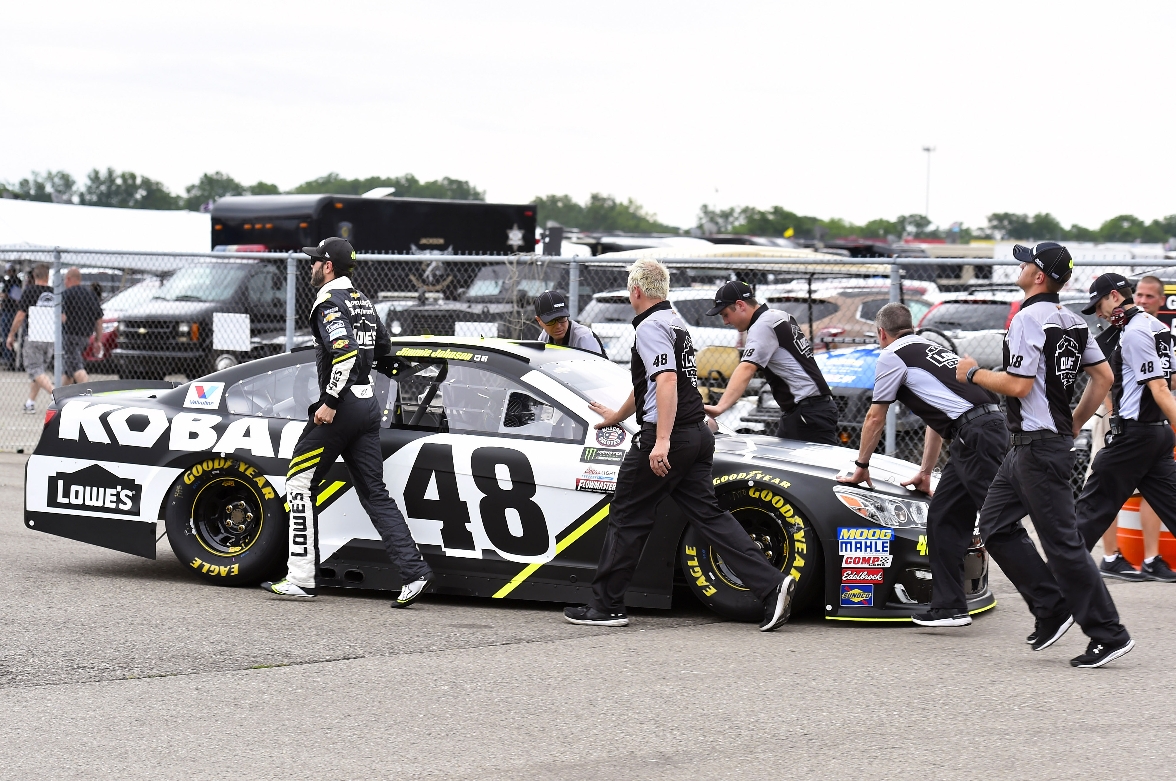 Monster Energy NASCAR Cup SeriesFireKeepers Casino 400Michigan International Speedway, Brooklyn, MI USAFriday 16 June 2017Jimmie Johnson, Hendrick Motorsports, Lowe's Chevrolet SSWorld Copyright: Nigel KinradeLAT Images