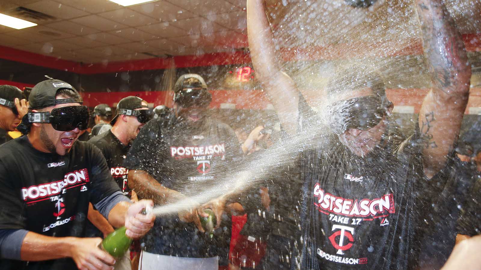 WATCH: Interviews from Twins' 'wild' celebration in locker room