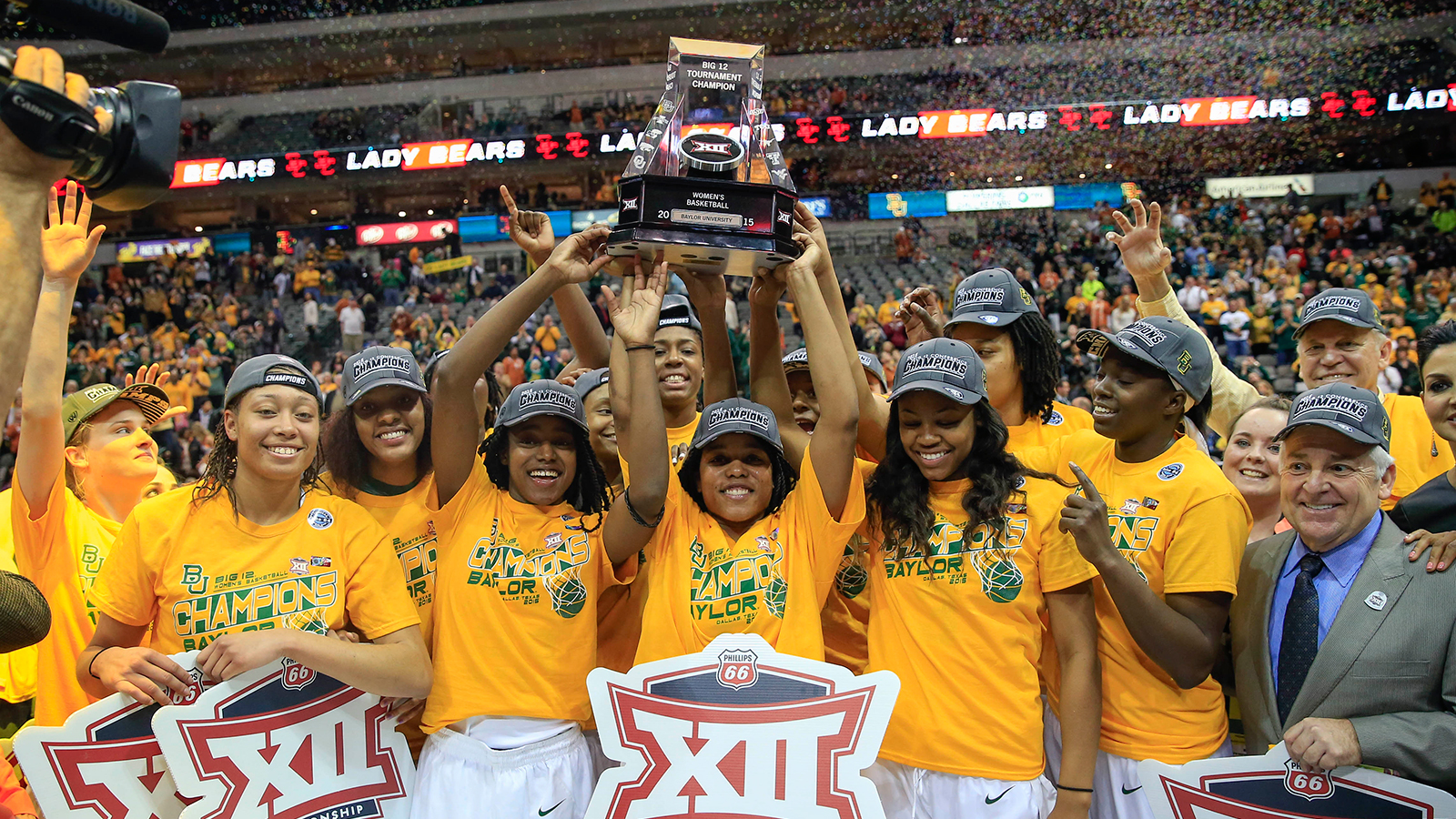Lady Bears Dynasty Grows With Fifth Straight Big 12 Tournament Title Fox Sports 
